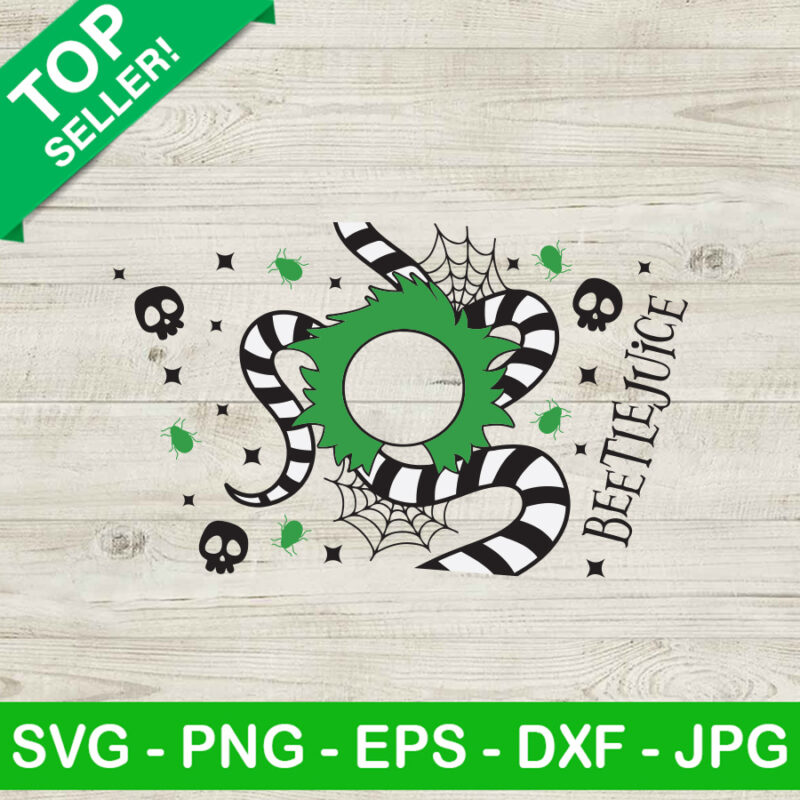 Beetlejuice Full Wrap Starbuck SVG