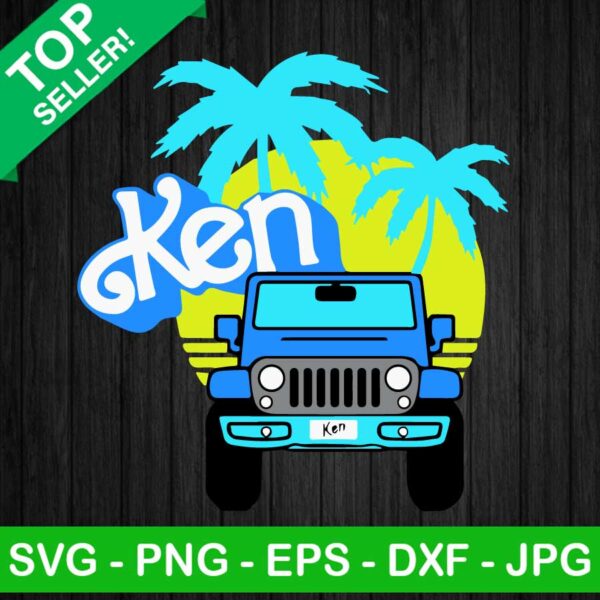 Malibu Ken Jeep SVG