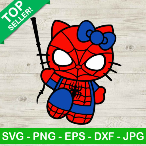 Funny Spider Kitty Svg