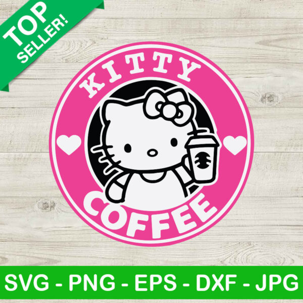 Kitty Starbucks Coffee Logo SVG