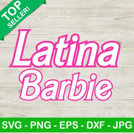 Latina Barbie Svg Png