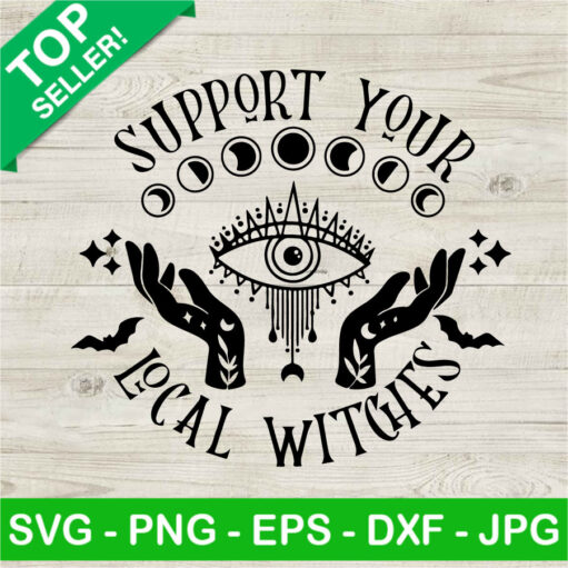 Support Your Local Witches SVG