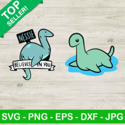 I Believe In You Nessie SVG, Official Nessie Research Team SVG, Funny Loch Ness SVG, Loch Ness Monster SVG PNG DXF