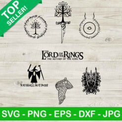 The Lord Of The Ring SVG Bundle, Lord SVG, You Shall Not Pass SVG, Movie SVG