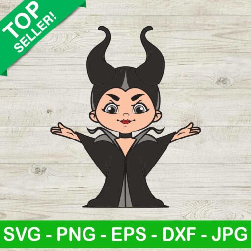 Maleficent Chibi SVG