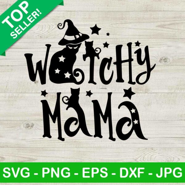 Halloween Witchy Mama SVG PNG