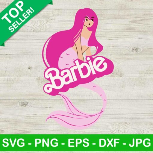 Barbie Mermaid Princess Svg