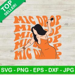 Mic Drop Cardi B SVG