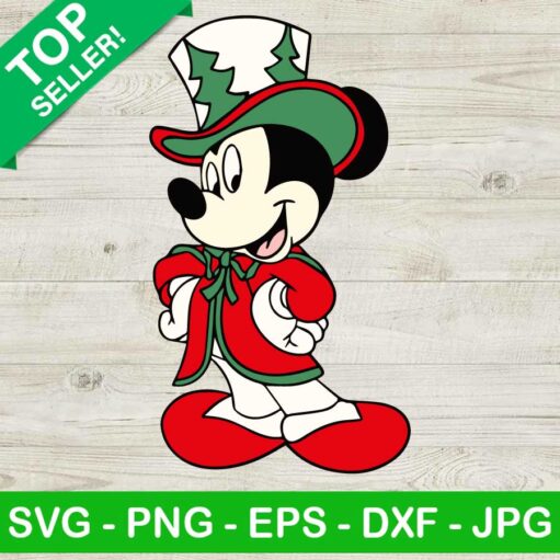 Mickey Mouse Christmas Svg