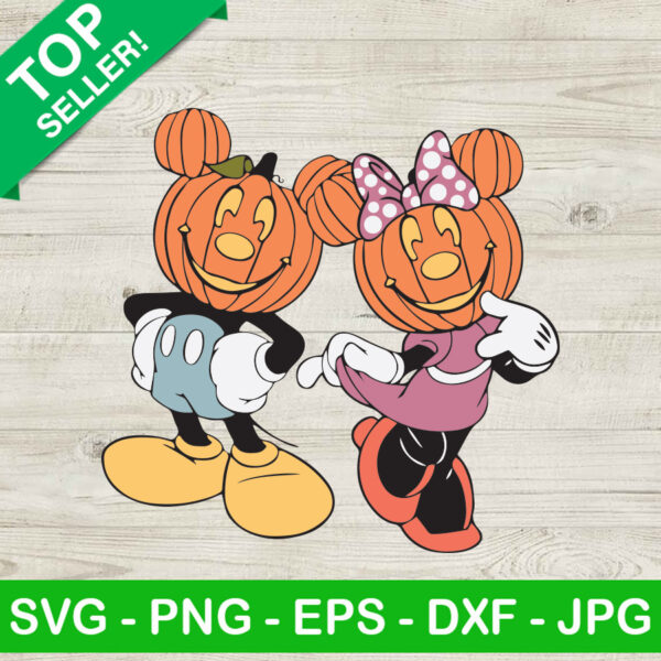 Mickey Minnie Spooky Season SVG PNG