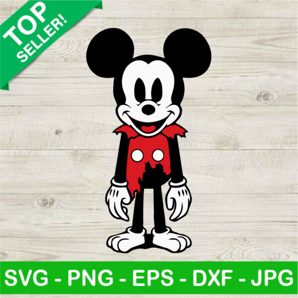 Mickey Zombie Halloween SVG