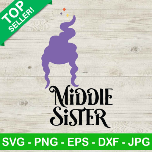 Middle Sister Svg