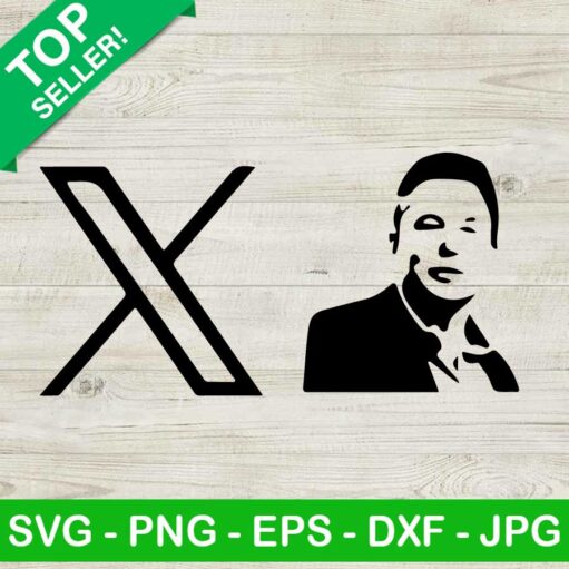 X twitter logo Elon musk SVG