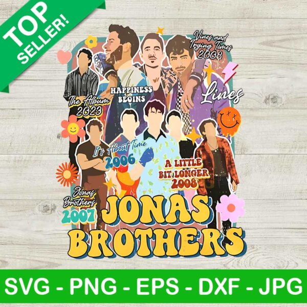Jonas Brothers vintage cover PNG
