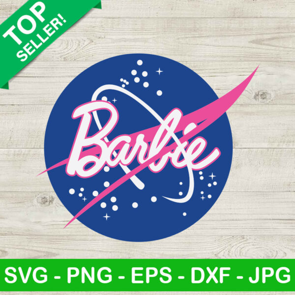 Barbie Nasa Logo SVG