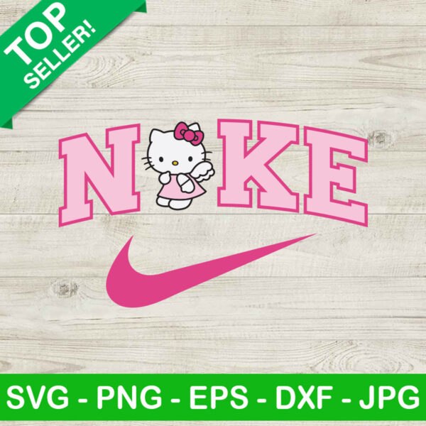 Hello Kitty Nike Logo SVG