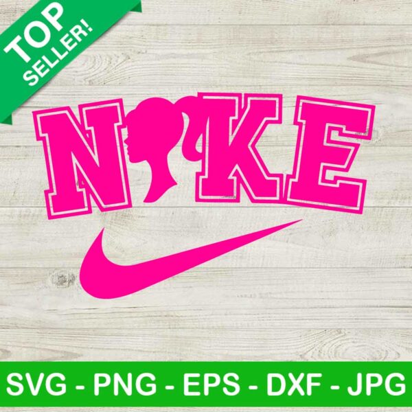 Barbie Nike Logo SVG