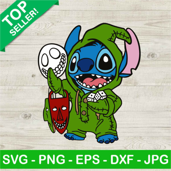 Stitch Oogie Boogie Halloween SVG PNG, Stitch Lock Shock And Barrel SVG, Halloween Stitch SVG PNG DXF