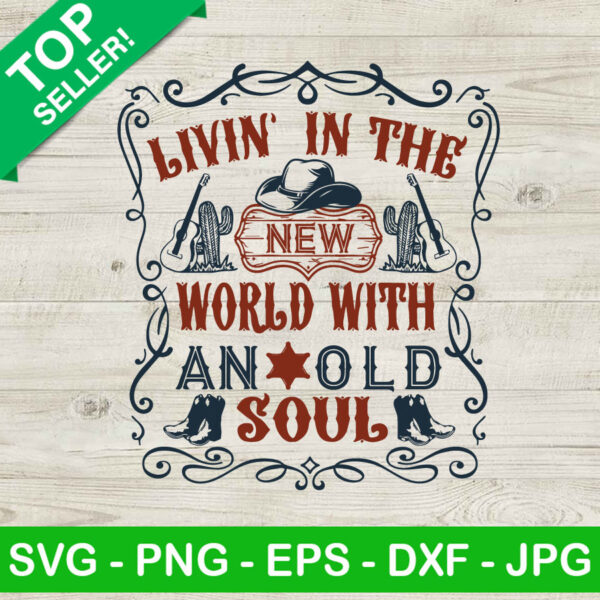 Oliver Anthony Lyrics Livin' In The New World With An Old Soul SVG