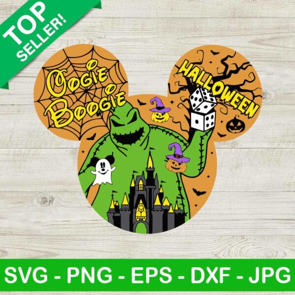 Oogie Boogie Mickey Ears Halloween SVG