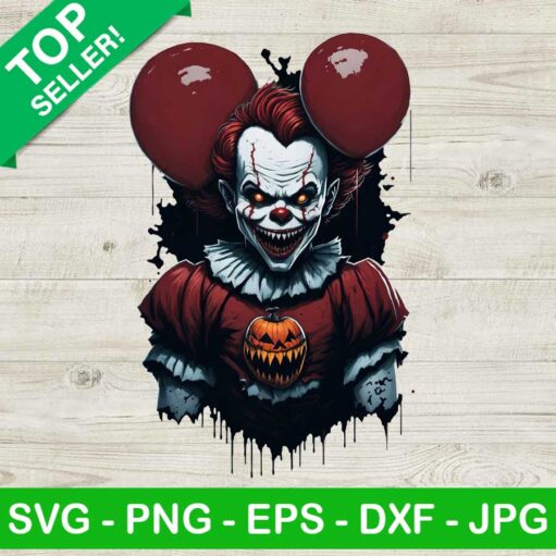 Horror Pennywise And Balloon Png