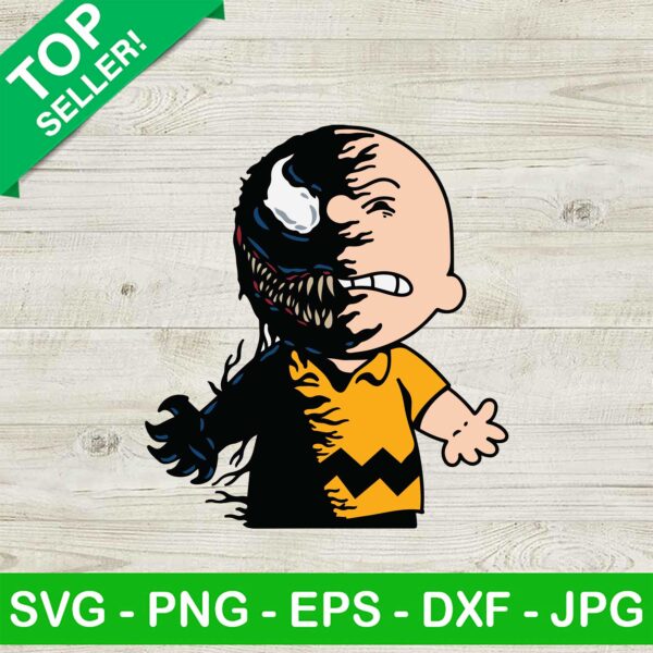 Charlie Brown Venom SVG, Halloween Snoopy SVG, Horror Charlie Brown SVG PNG