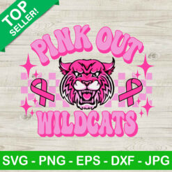 Wildcats Pink Out Breast Cancer SVG