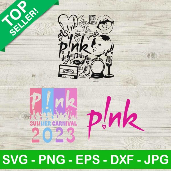 Pink Summer Carnival 2023 bundle SVG