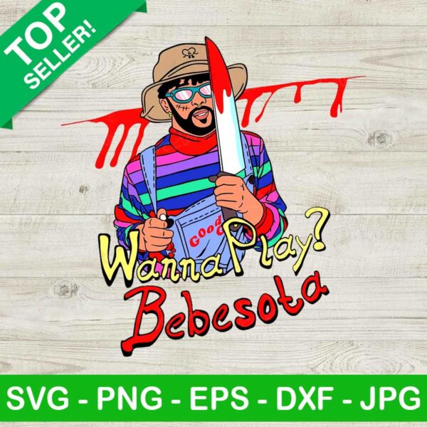 Halloween Bad Bunny Wanna Play Bebesota PNG