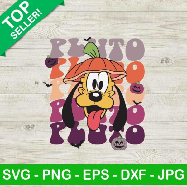 Pluto Dog Halloween SVG