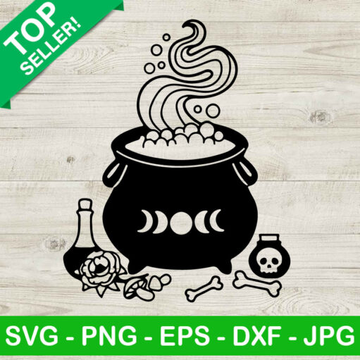 Potion Cauldron Halloween Svg