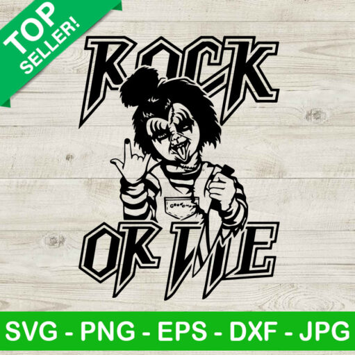 Chucky Halloween Rock Or Die Svg