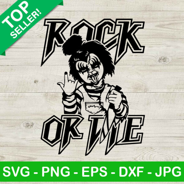 Chucky Halloween Rock Or Die SVG
