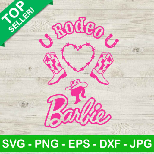Rodeo Cowgirl Barbie Svg Png