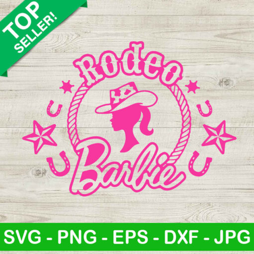 Rodeo Barbie Svg Png