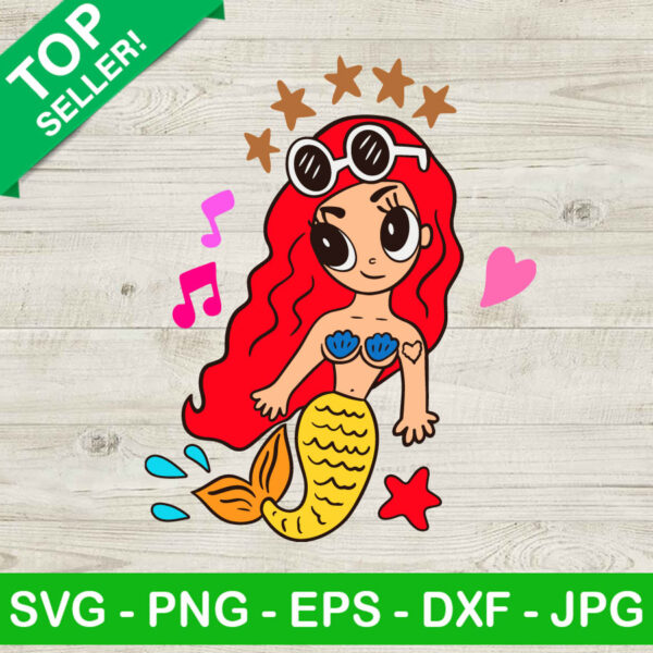 Karol G Mermaid SVG, Sirenita Mermaid SVG, Karal G Sirenita SVG