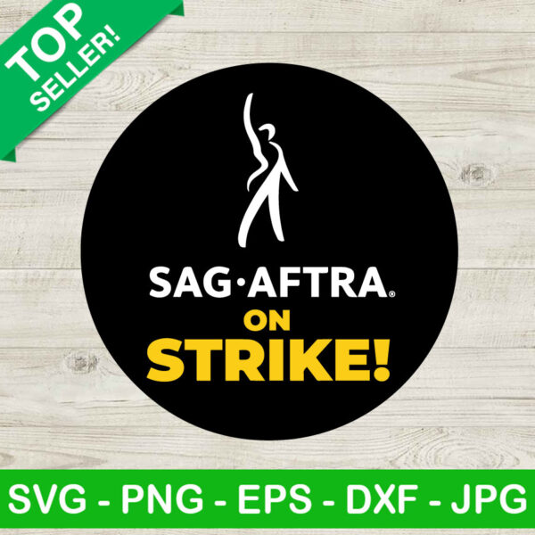Sag Aftra on Strike SVG
