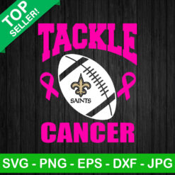 Breast Cancer New Orleans Saints SVG