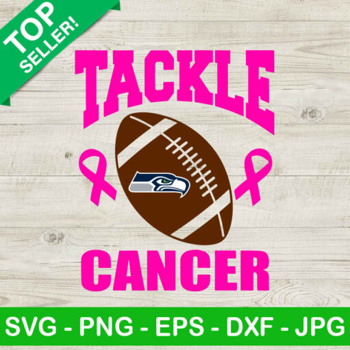 Tackle Breast Cancer Seattle Seahawks Svg