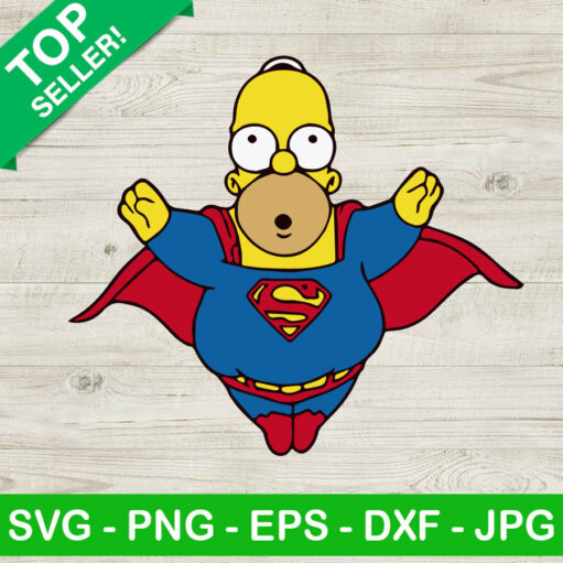 Simpsons Superman Svg