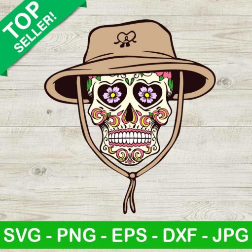 Mexican Skull Bad Bunny Hat Svg