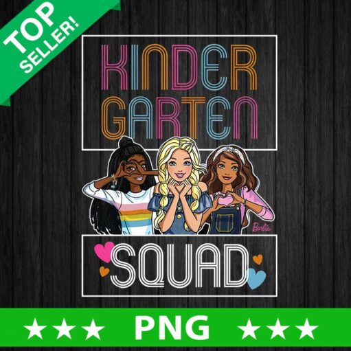 Kindergarten Squad Barbie Girl Back To School Png