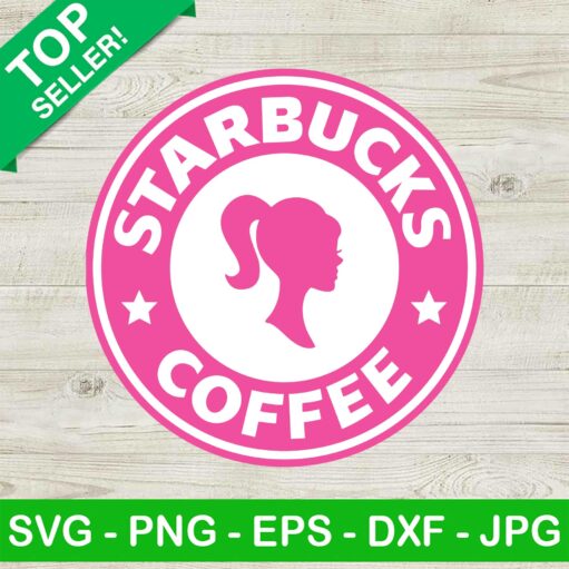 Starbucks Coffee Barbie Logo Svg