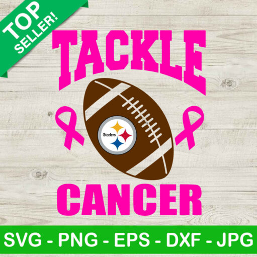 Tackle Breast Cancer Pittsburgh Steelers Svg