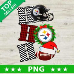 Christmas Ho Ho Ho Pittsburgh Steelers PNG