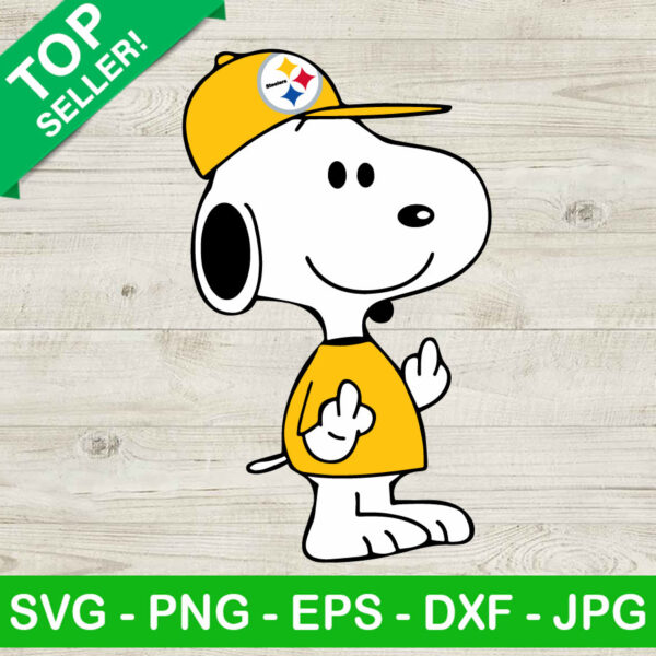 Pittsburgh Steelers Snoopy SVG, Snoopy Steelers Football SVG, Snoopy Dog SVG