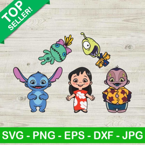 Stitch With Friend SVG