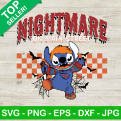 Chucky Stitch Bat Halloween SVG