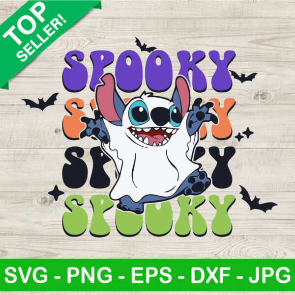 Stitch Spooky SVG