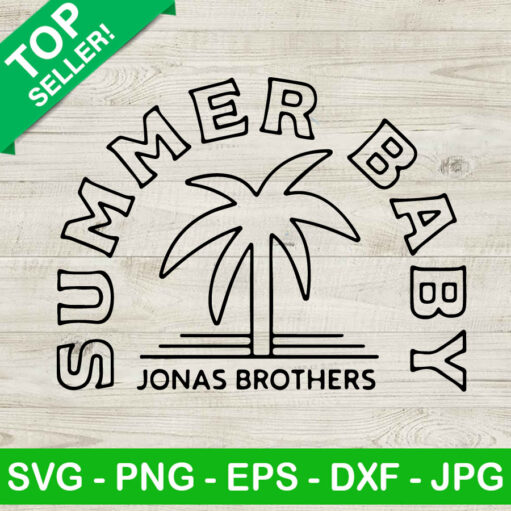 Jonas Brothers Summer Baby Svg